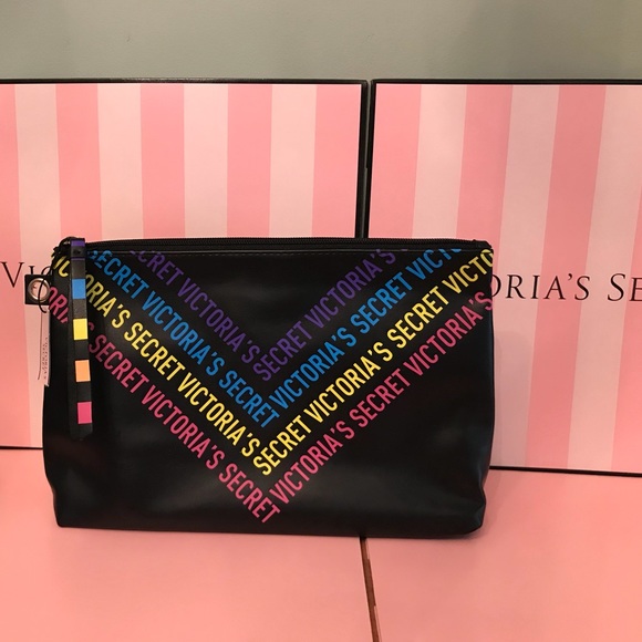 Victoria's Secret Handbags - NWT Victoria’s Secret rainbow clutch bag